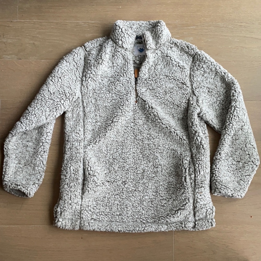 BRAND NEW NORDIC FLEECE GRAY QUARTER ZIP